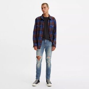 Men’s Levi’s Skinny Taper Flex distressed 28 x 32 BNWT NEW